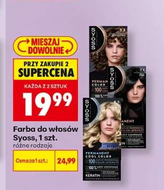 Farba do włosów Syoss Permanent Coloration +1 wariant