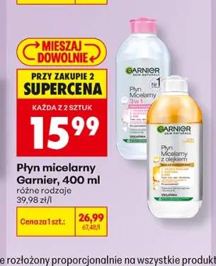 Płyn micelarny Garnier Skin Naturals 3w1 +1 wariant