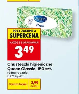 Chusteczki higieniczne Queen Classic