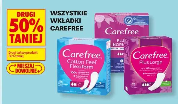 Wkładki higieniczne Carefree