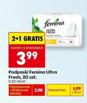 Podpaski Femina Ultra Fresh