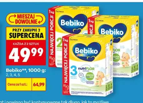 Mleko modyfikowane Bebiko 2 +3 warianty