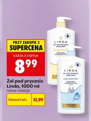 Żel pod prysznic Linda Mirabelka +1 wariant