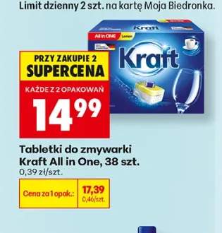 Tabletki do zmywarki Kraft All in One