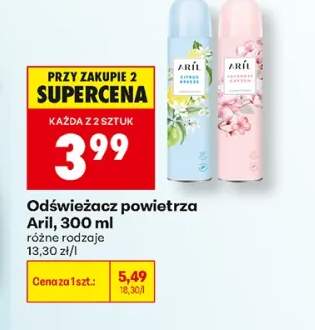 Odświeżacz powietrza Aril Citrus Breeze +1 wariant