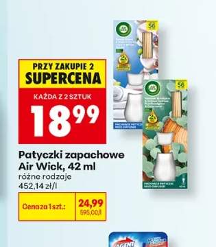 Patyczki zapachowe Air Wick Słodka Pomarańcza i Ciepły Cynamon +1 wariant