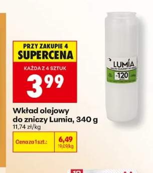 Wkład olejowy do zniczy Lumia
