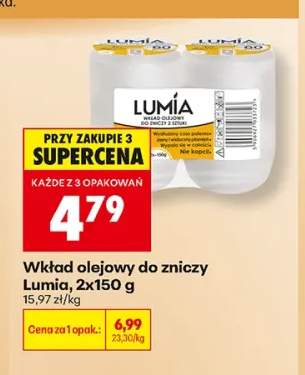 Wkład olejowy do zniczy Lumia 2-pak