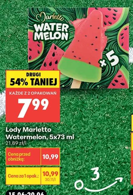 Lody Marletto Watermelon 5-pak 73 ml