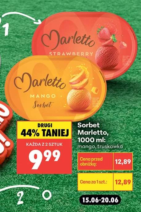 Sorbet Marletto truskawka +1 wariant