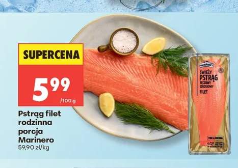 Pstrąg filet rodzina porcja Marinero