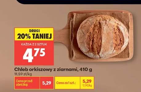 Chleb orkiszowy z ziarnami