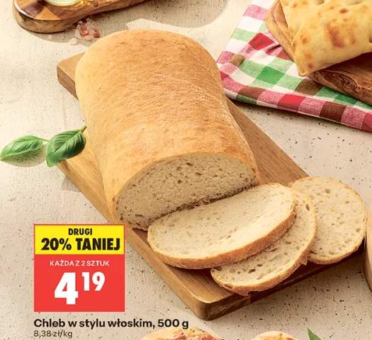 Chleb w stylu włoskim