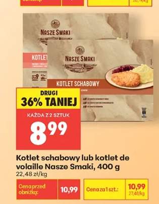 Kotlet schabowy Nasze Smaki +1 wariant