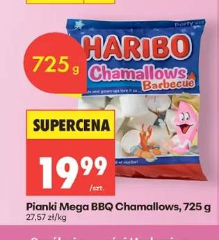 Pianki Mega BBQ Chamallows Haribo