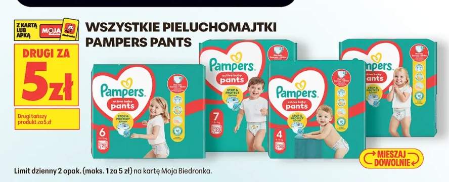 Pieluchomajtki Pampers Pants