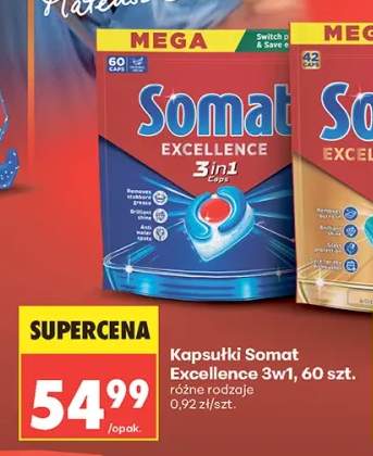Kapsułki do zmywarki Somat Excellence 3w1