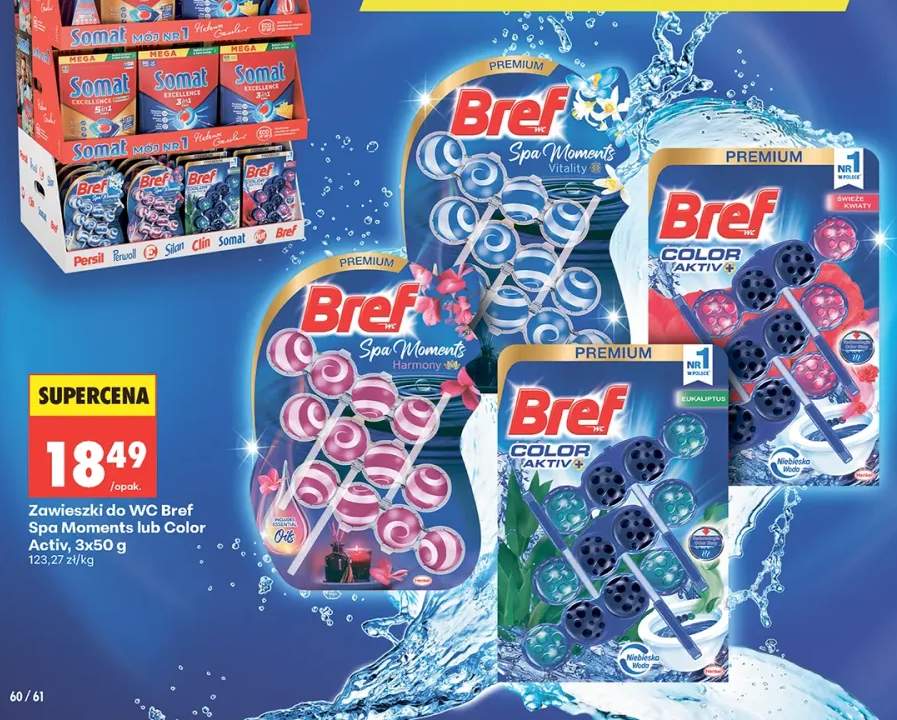 Zawieszki do WC Bref Spa Moments Harmony +4 warianty