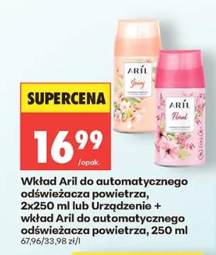 Wkład do automatycznego odświeżacza powietrza Aril +1 wariant