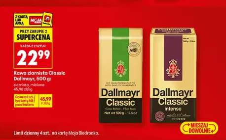 Kawa ziarnista Dallmayr Classic +1 wariant