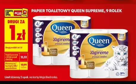 Papier toaletowy Queen Supreme Premium Comfort