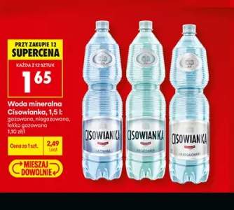 Woda mineralna Cisowianka