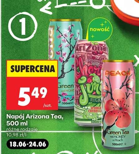 Napój Arizona Green Tea with Honey +2 warianty