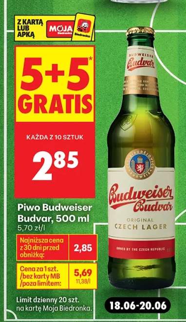 Piwo Budweiser Budvar