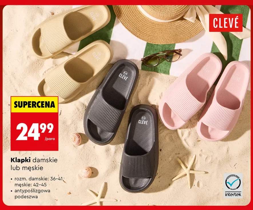 Klapki damskie Clevé +1 wariant
