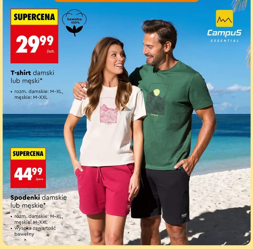 T-shirt damski Campus +3 warianty