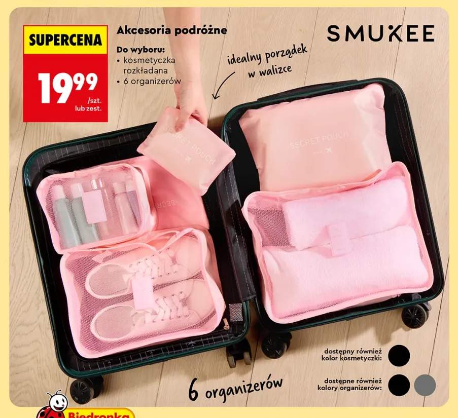 Kosmetyczka rozkładana Smukee +1 wariant