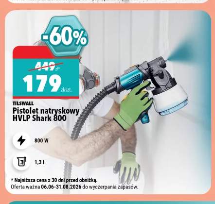 Pistolet natryskowy TILSWALL HVLP Shark 800
