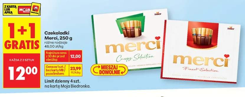 Czekoladki Merci Finest Selection +1 wariant