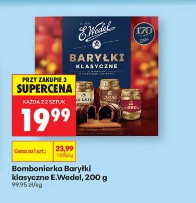 Bombonierka Baryłki klasyczne E.Wedel