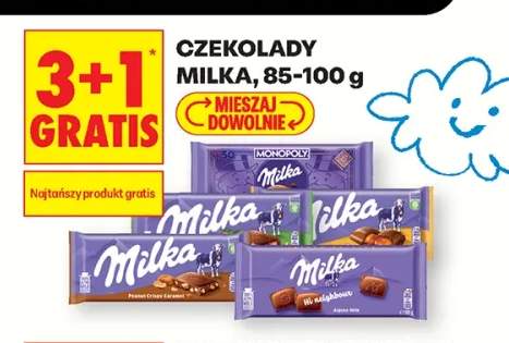 Czekolada Milka Peanut Crispy Caramel +3 warianty