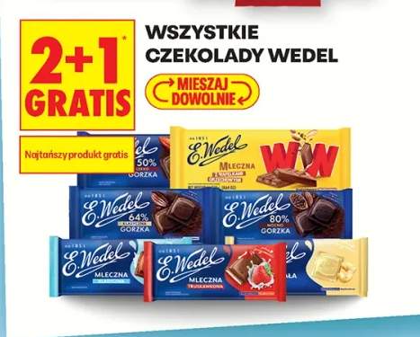 Czekolady Wedel +7 wariantów