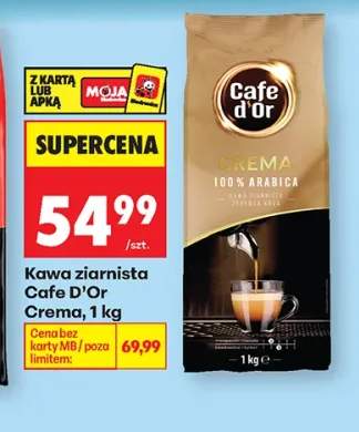 Kawa ziarnista Cafe D'Or Crema
