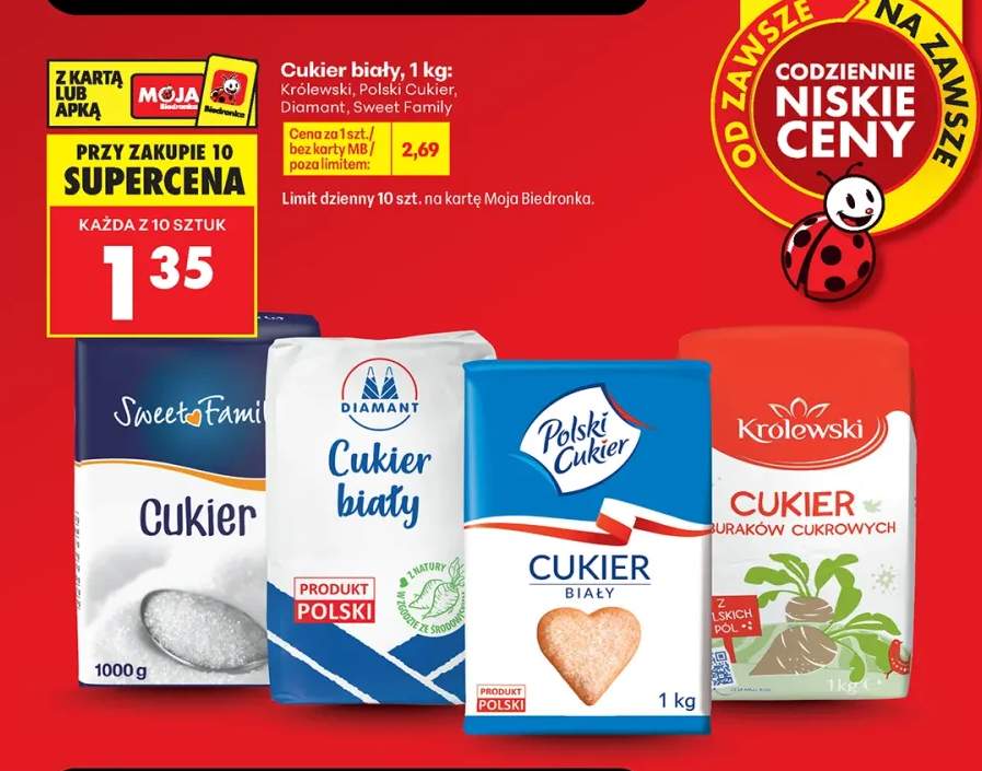 Cukier biały Sweet Family +3 warianty