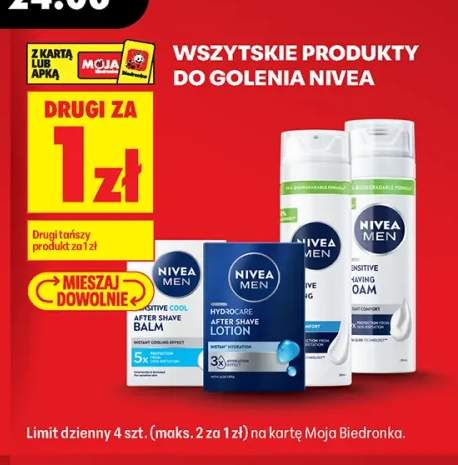 Produkty do golenia Nivea +3 warianty