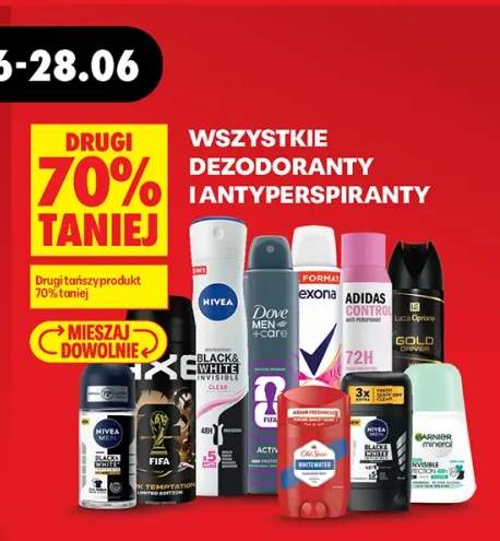 Wszystkie dezodoranty i antyperspiranty +8 wariantów