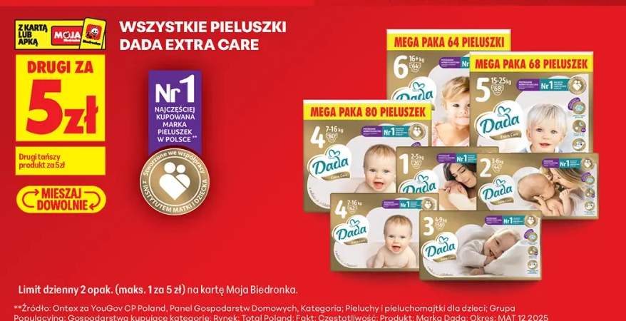 Pieluszki Dada Extra Care