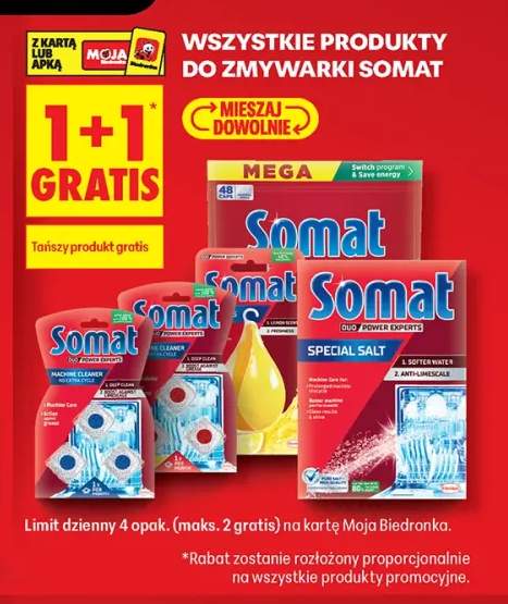 Tabletki do zmywarki Somat Gold +4 warianty