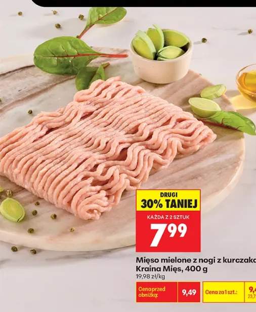 Mięso mielone z nogi z kurczaka Kraina Mięs