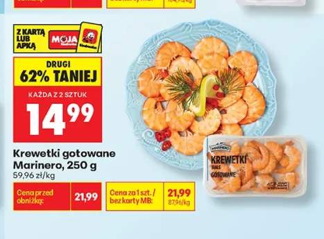Krewetki gotowane Marinero