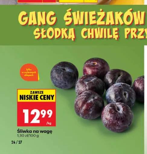 Śliwka na wagę