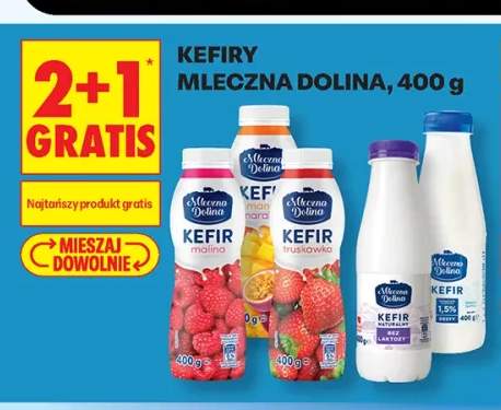 Kefir malina Mleczna Dolina +4 warianty