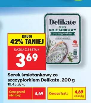 Serek śmietankowy ze szczypiorkiem Delikate