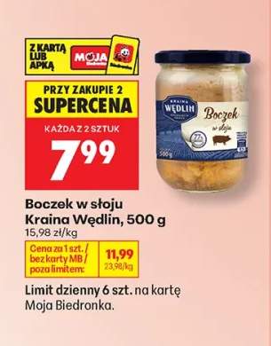 Boczek w słoiku Kraina Wędlin