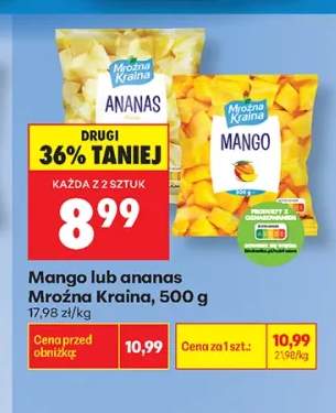 Mrożone mango Mroźna Kraina +1 wariant