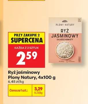 Ryż jaśminowy Plony Natury 4-pak 100 g